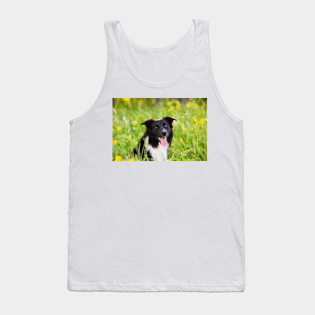 happy pup Tank Top by 1STunningArt